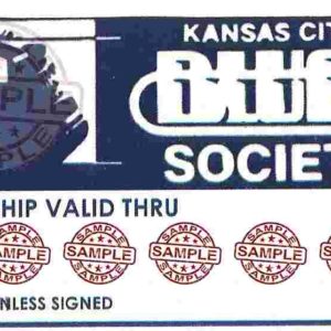 image of Kansas City Blues Society membership card