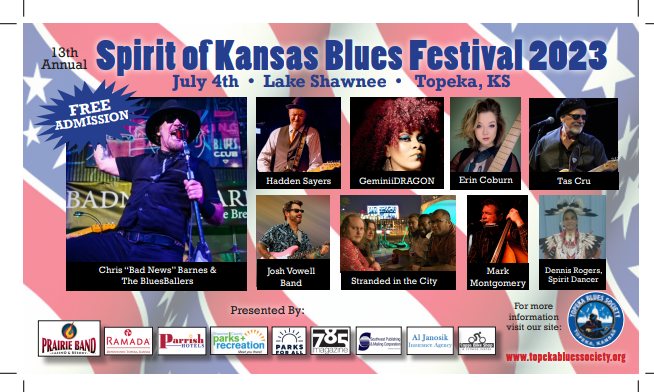 Spirit of Kansas Blues Festival 2023 banner