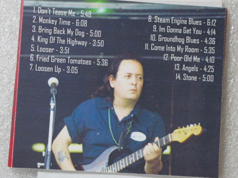 back cover of River City Blues CD by Mike Elrod