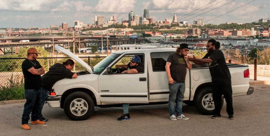 Stranded in the City, image from Ridin Around album cover cropped